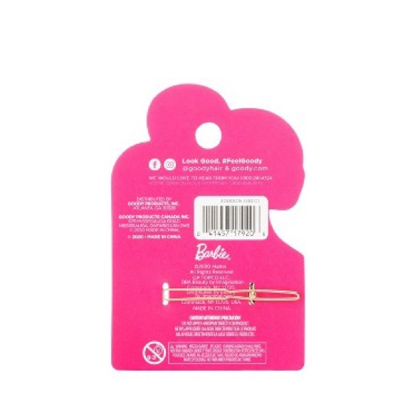 BARBIE x GOODY Ltd Ed. Pearls Heart Hair Clip - Picture 5 of 6